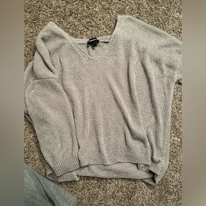Express light grey sweater
